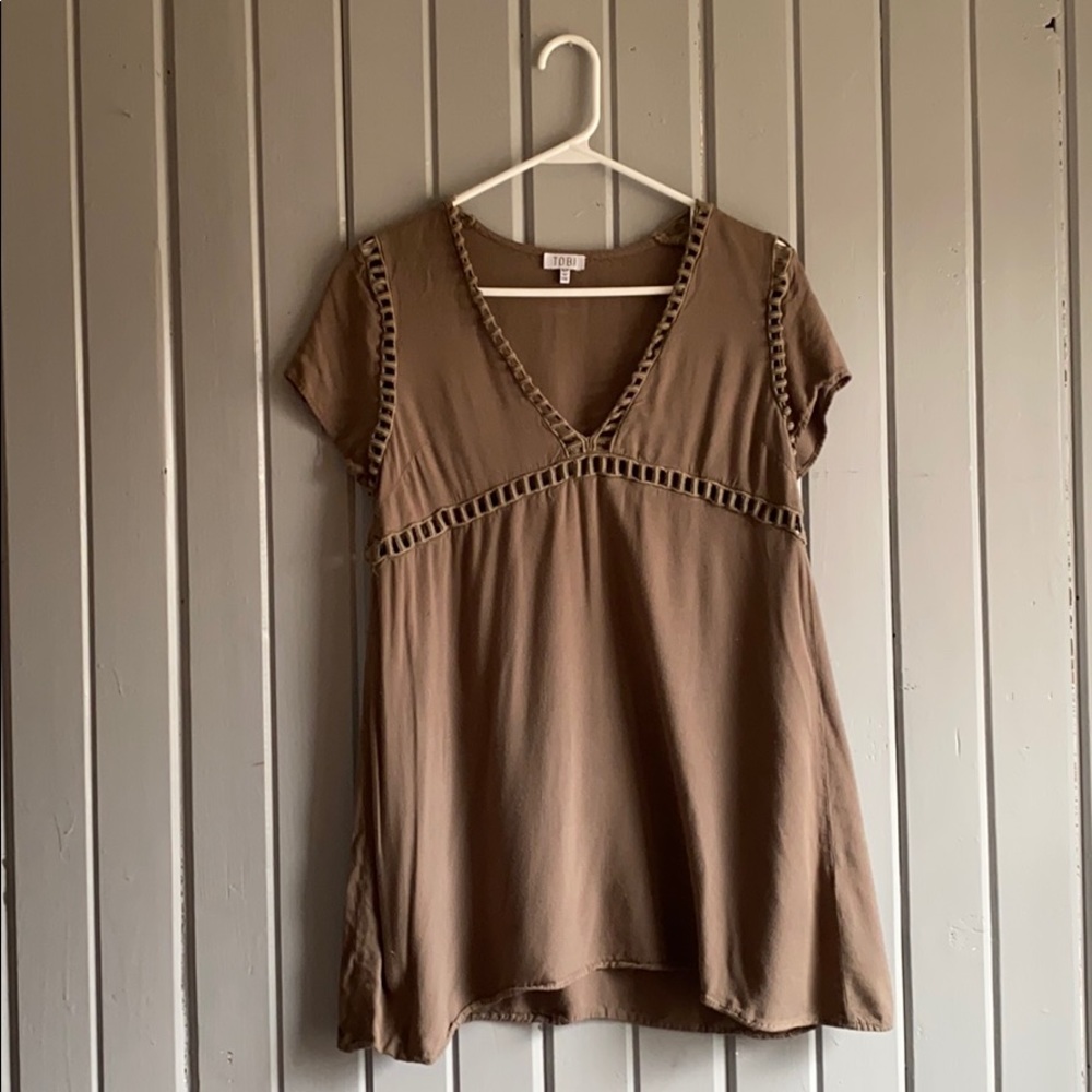 Tobi army green sundress